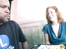 Большой черный член в сексуальной Джинджер