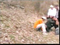 Групповуха в немецкой деревне