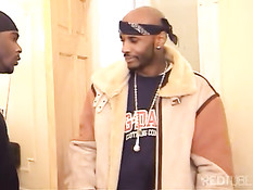 Два чёрных парня занимаются сексом