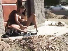 Outdoor masturbation
