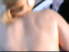 Hot girl serving her boyfriend