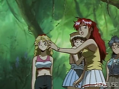 Anime chicks lost on desert island