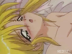 Blond and redhead ninja girls