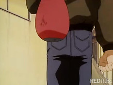 Blond and redhead ninja girls