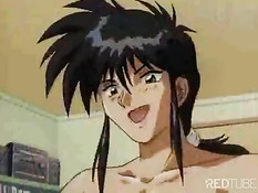 Blond and redhead ninja girls