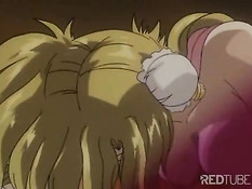 Blond and redhead ninja girls