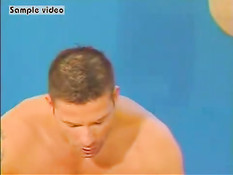 Hot guys training really hard