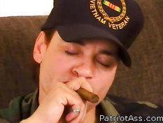 Patriot ass does something for his country