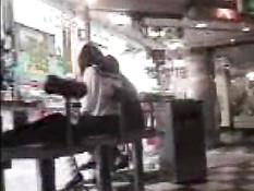 Japanese girl masturbates