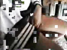 Japanese girl masturbates