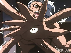 В лапах злобных монстров прекрасная девушка