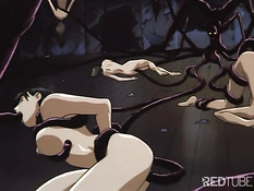 Девчонка попала в лапы злого монстра