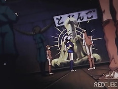 Блондинка и рыжая соблазняют мальчика