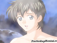 Девушке вставили во влагалище мастурбатор