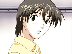 Трах с большегрудой аниме девушкой