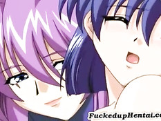 Развратные лесбиянки хентай