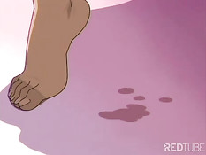 Секс в нижнем белье в офисе