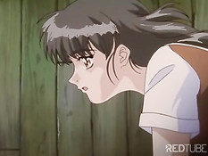 Хентай девушка подверглась жёсткой порке