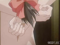 Хентай девушка подверглась жёсткой порке