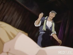 Хентай девушка подверглась жёсткой порке