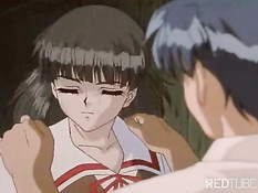 Хентай девушка подверглась жёсткой порке