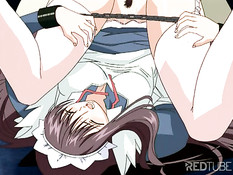 Она получает член в свой нежный ротик