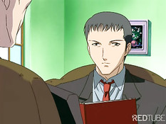 Она получает член в свой нежный ротик