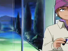 Аниме девушка принимает кулак в пизду