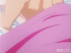 Девочка занимается сексом в постели