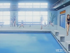 Аниме девушка превращается в сексуальную куклу