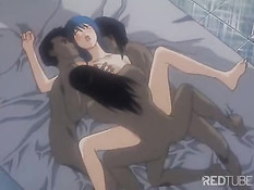 Аниме девушка превращается в сексуальную куклу