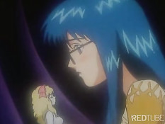 Аниме девушка превращается в сексуальную куклу