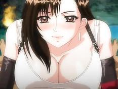 Минет от хентай брюнетки