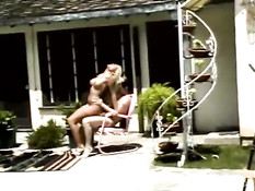 Трах с сисястой блондинкой в солнечный день