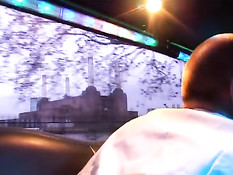 Горячая гей оргия в движущемся лимузине