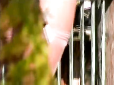 Шлюха в нижнем белье оттрахана во все дыры