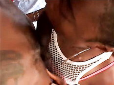 Действительно огромный чёрный член в действии