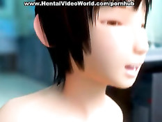 Она трахает связанного паренька