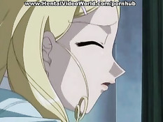 Хентай детка открывает все свои дырочки