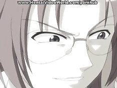 Хентай детка открывает все свои дырочки