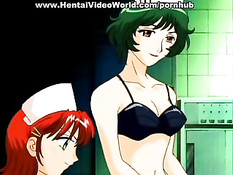 Аниме детка занимается сексом с подругой