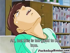 Хентай секс-сцена в раздевалке