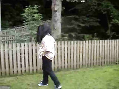 Толстой мамочке захотелось секса после прогулки