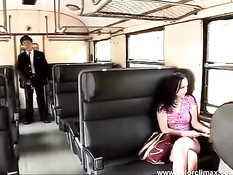 Секс в поезде с немецким проводником
