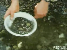 Старателю захотелось отодрать грудастую блондинку