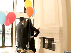 Прекрасная ебля в особняке богатого дядюшки