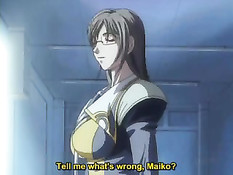 Хентай шлюхе сделали жёсткий ганг банг