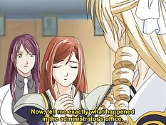 Хентай шлюхе сделали жёсткий ганг банг