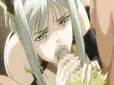 Аниме шлюхе залили спермой её пизду