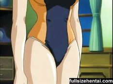 Хентай студентка показывают свои молодые сиськи